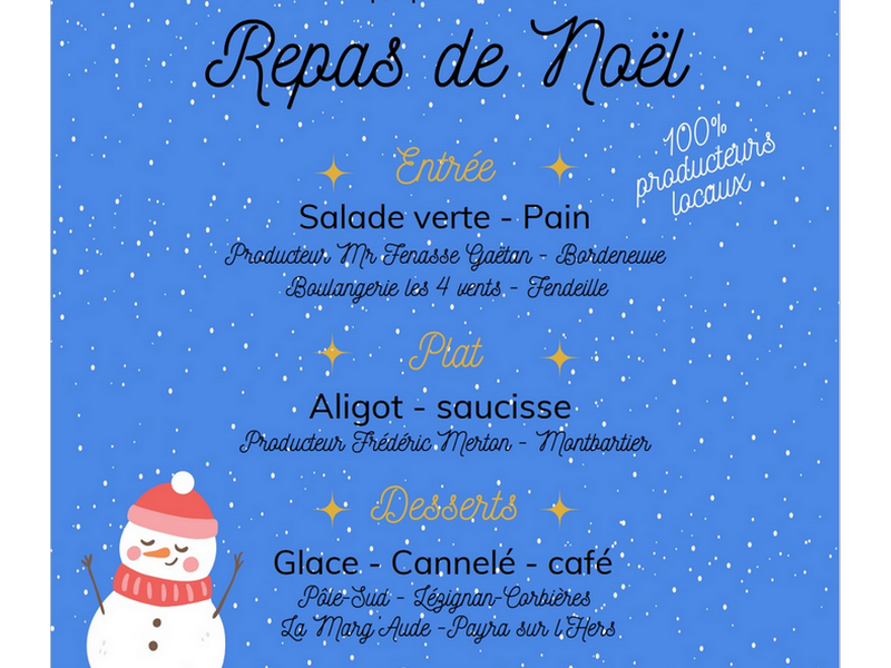 REPAS DE NOËL ASSOCIATION DES PARENTS D'ELEVES